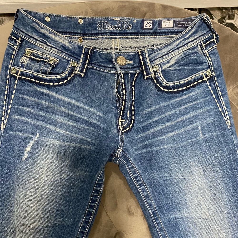 Distressed Miss Me Jeans